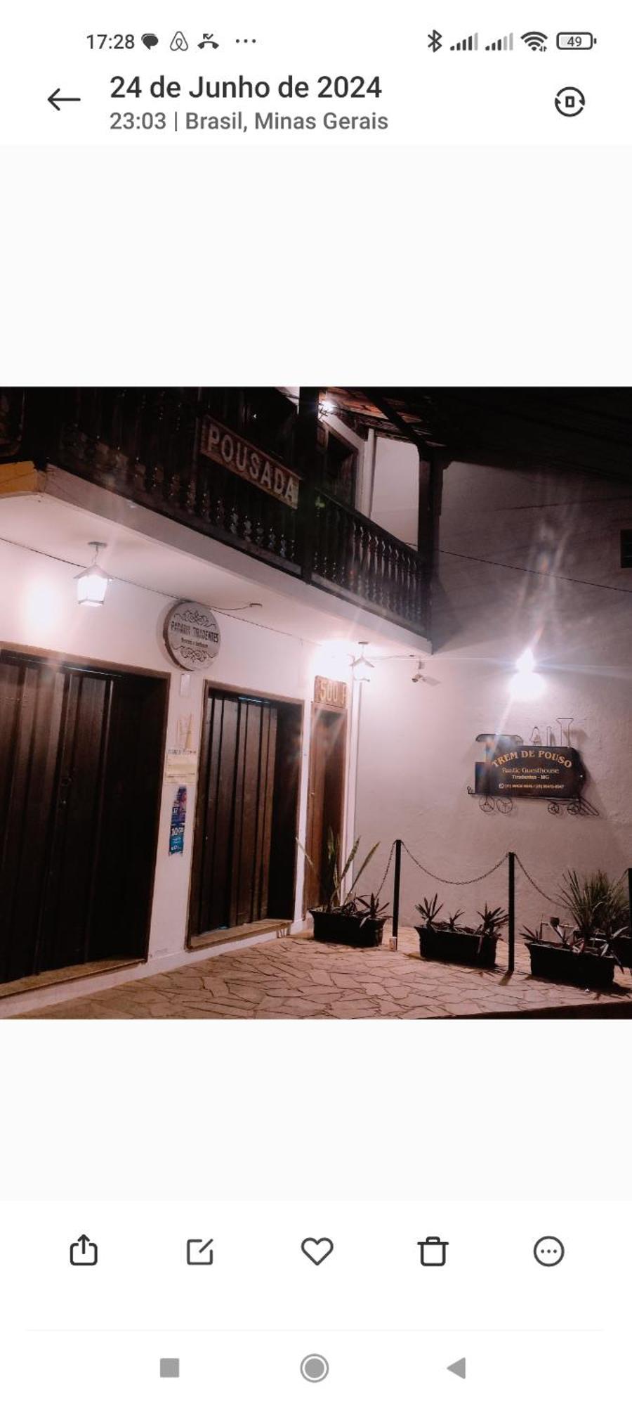 Trem De Pouso Hotel Тирадентеш Екстериор снимка